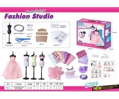 Lean Toys Ramiz Stilingų lėlių drabužių kūrimo rinkinys