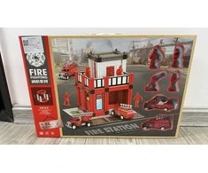 Ecotoys Fire Department Garage Set + Accessories and Figures