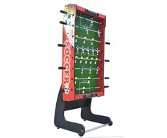 Ramiz Futbolo stalas sulankstomas raudonas 121x60 cm