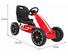 Ramiz Minamas kartingas GoKart ABARTH raudonos spalvos