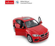 Autko Metalowe 1:24 BMW X6M Raudona RASTAR