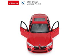 Autko Metalowe 1:24 BMW X6M Raudona RASTAR
