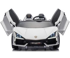 Ramiz Elektromobilis Lamborghini Revuelto XL, Baltas