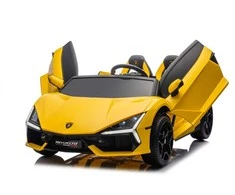 Bburago Elektromobilis Lamborghini Revuelto XL, Geltona