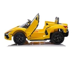 Bburago Elektromobilis Lamborghini Revuelto XL, Geltona