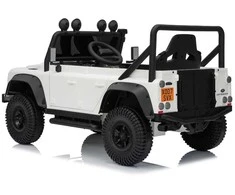Elektromobilis Land Rover Defender 110 SVX Concept, Baltas