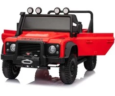 Elektromobilis Land Rover Defender 110 SVX Concept, Raudona