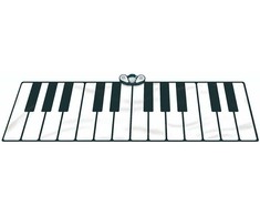 Ramiz Didelė muzikinė klaviatūros kilimėlis vaikams