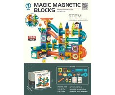 Klocki Magnetyczne Rinkinys 128 dalys
