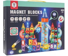 Ramiz Šviečiančių magnetinių kaladėlių rinkinys