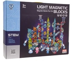 Ramiz Klocki Magnetyczne Kulka Świecący Rinkinys 228el.