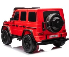 Elektromobilis Mercedes Benz G63 AMG XXL STRONG, Raudona