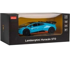 Rastar Lamborghini Huracan STO RASTAR modeliai 1:32 Metalinis korpusas + rankiniu būdu atidaromos durys