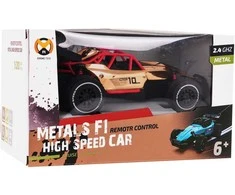 Ramiz Metalo lenktyninis automobilis R/C auksinis