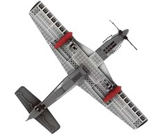 Ramiz MUSTANG FIGHTER P-51 KARINIO LĖKTUVO KONSTRUKCIJOS KLAKAI DIDELIAI