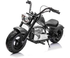 1Punkt Motociklas Chopper Warrior Pilkas