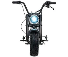 1Punkt Motociklas Chopper Warrior Pilkas