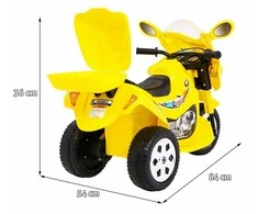 Ramiz Elektrinis motociklas BJX-088, Geltona