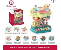 Lean Toys Daugiafunkcis interaktyvus žaislas mažiausiems