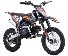 Static Control Oranžinis Benzininis motociklas 110CM IMMORTAL, Oranžinis