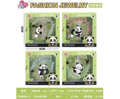Bagsmart Panda Žalias Bracelet Jewelry Set