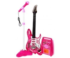 Ramiz Rožinis elektrinės gitaros stiprintuvas vaikams