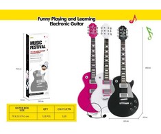 Lean Sport Vaikų gitaros ir mikrofono rinkinys rožinis