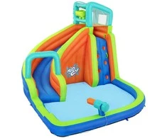 Žaidimų aikštelė Vandens parkas Turbo Splash Mega vandens parkas BESTWAY