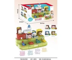 Lean Toys Iššokantys gyvūnai patiems mažiausiems