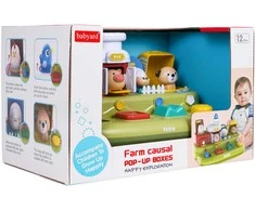 Lean Toys Iššokantys gyvūnai patiems mažiausiems