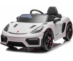 Elektromobilis Porsche 718 MP4, Baltas