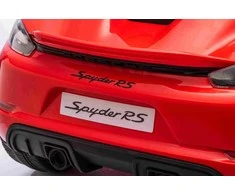 Vaikiškas elektrinis Porsche 718 automobilis su nuotoliniu valdymu, 3 greičiai, 3-8 m