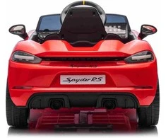 Elektromobilis Porsche Spyder RS 718, Raudona