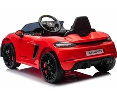 Elektromobilis Porsche 718 MP4, Raudona