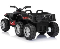 Dvivietis elektrinis keturratis Extreme Sport TX ATV 4x4, Juodas