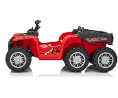 Dvivietis elektrinis keturratis Extreme Sport TX ATV 4x4, Raudona