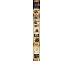 Ramiz Konstruktorius Piratų laivas butelyje 885 el. Raudonas