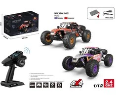 Roger Nuotoliniu būdu valdomas 1:12 mastelio bekelės vikšrinis automobilis vaikams nuo 14 metų, metalinis, violetinis