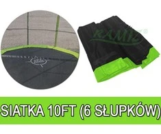 Joko Apsauginis tinklas sodo batutui SkyRamiz 305cm/10FT, Žalias