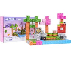 Magnetinių kubelių rinkinys 200 vnt