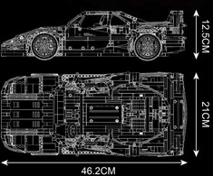 Ramiz Konstruktorius Sportinis automobilis 2688 el. Raudonas