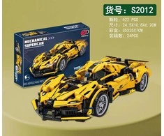 Dd Print Konstruktorius Geltonas sportinis automobilis 422 el.