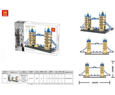Statybiniai blokai Tower Bridge 1054 vnt