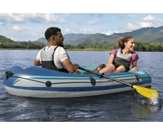 Pontonas TREK X2, 232 cm x 118 cm + BESTWAY aksesuaras