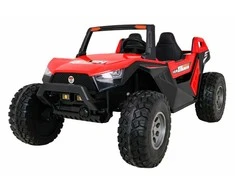 3Z Dvivietis elektrinis Buggy Clash, 4x4, Raudona