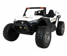 Super-Toys Auto na akumulator BUGGY CLASH STRONG 24V 4x200 SX1928 balta EDUKAMP