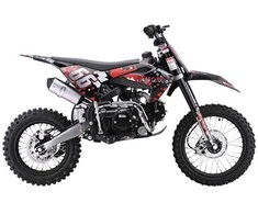 Static Control Benzininis motociklas 110CM IMMORTAL, Raudona