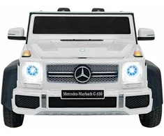 Costway Elektromobilis Mercedes Benz MAYBACH G650, Baltas