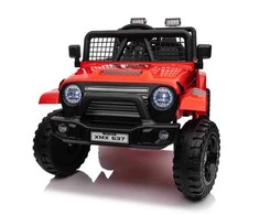 Vaikiškas elektrinis 4x4 sportinis visureigis su LED šviesomis ir muzika, nuo 3 metų