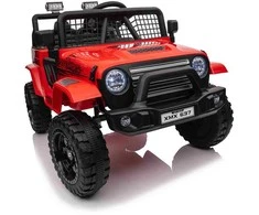 Vaikiškas elektrinis 4x4 sportinis visureigis su LED šviesomis ir muzika, nuo 3 metų